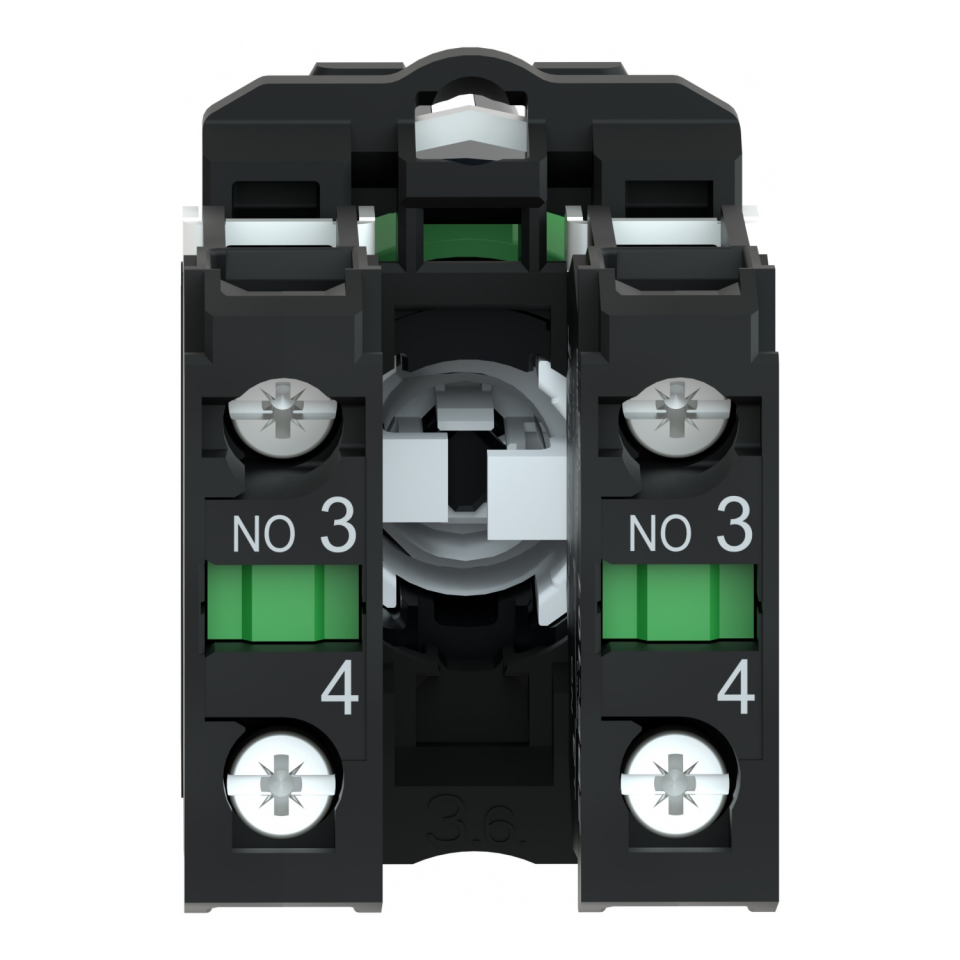 Schneider XB5AD53- 2NA 3 (1-0-2) konumlu siyah yaylı mandal buton Ø22