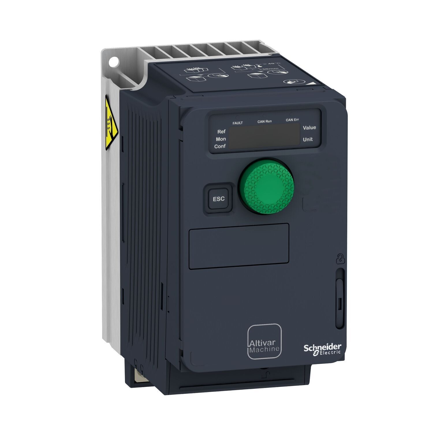 Schneider ATV320 serisi - 0,75 kW 200...240 V AC   ATV320U07M2C Kompakt Tip Hız kontrol cihazı