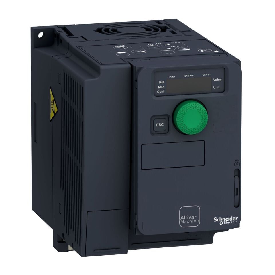 Schneider ATV320 serisi - 0,75 kW 380...500 V AC  ATV320U07N4C Kompakt Tip Hız kontrol cihazı