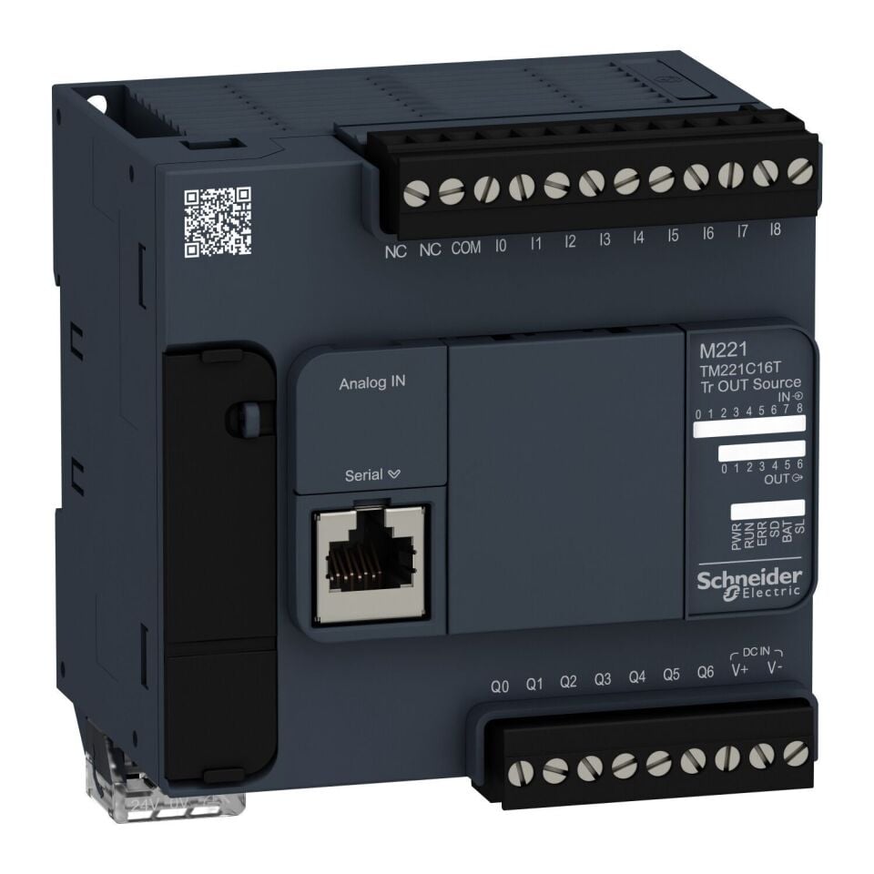 Schneider M221 serisi-   TM221C24T 24 GÇ transistör PNP