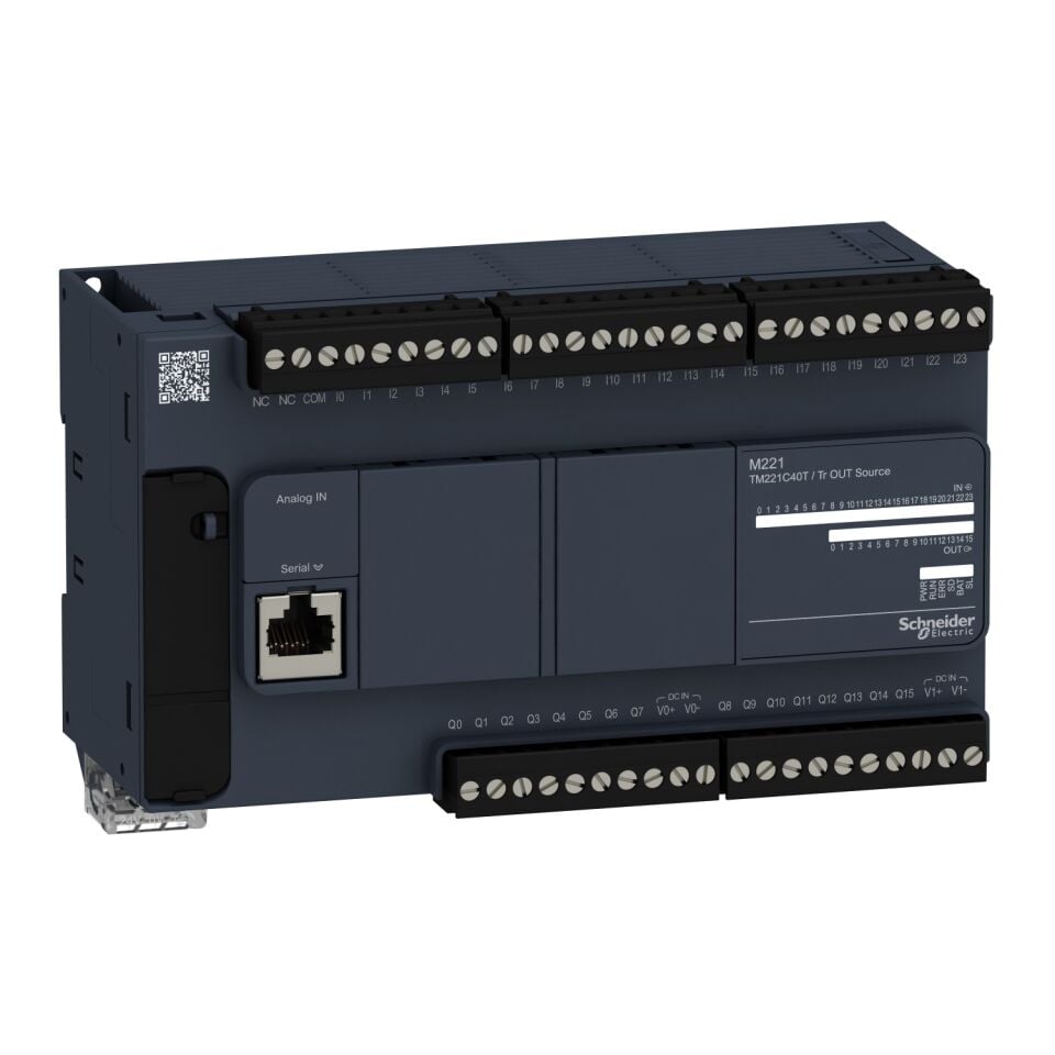 Schneider M221 serisi-   TM221C40T 40 GÇ transistör PNP