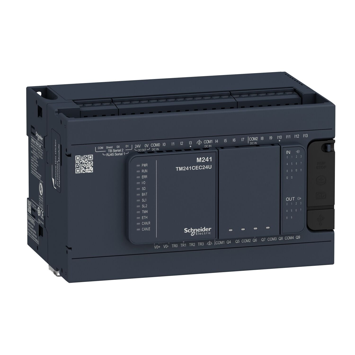 Schneider M241 serisi-    TM241C24R 24 GÇ Röle Çıkışlı PLC