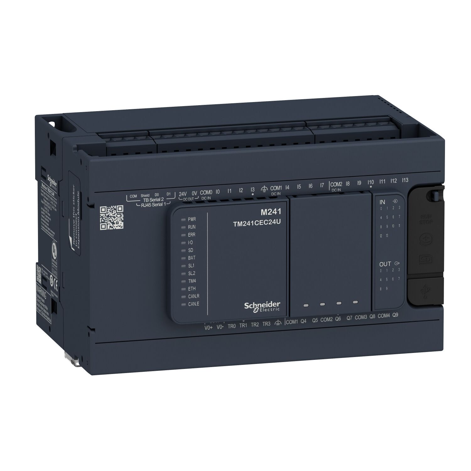Schneider M241 serisi-    TM241C24R 24 GÇ Röle Çıkışlı PLC
