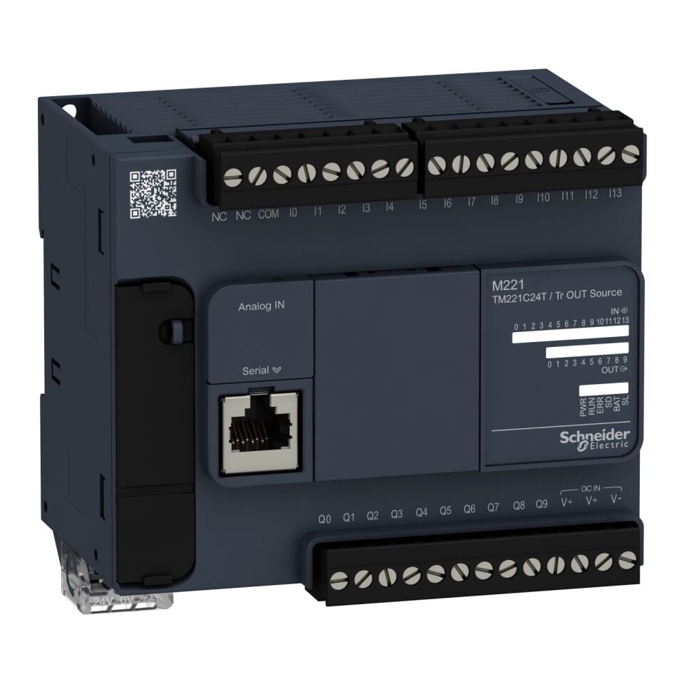 Schneider M241 serisi-     TM241C24T 24 GÇ transistör PNP