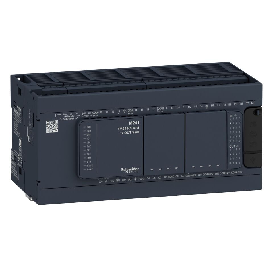 Schneider M241 serisi-  TM241C40R 40 GÇ Röle Çıkışlı PLC
