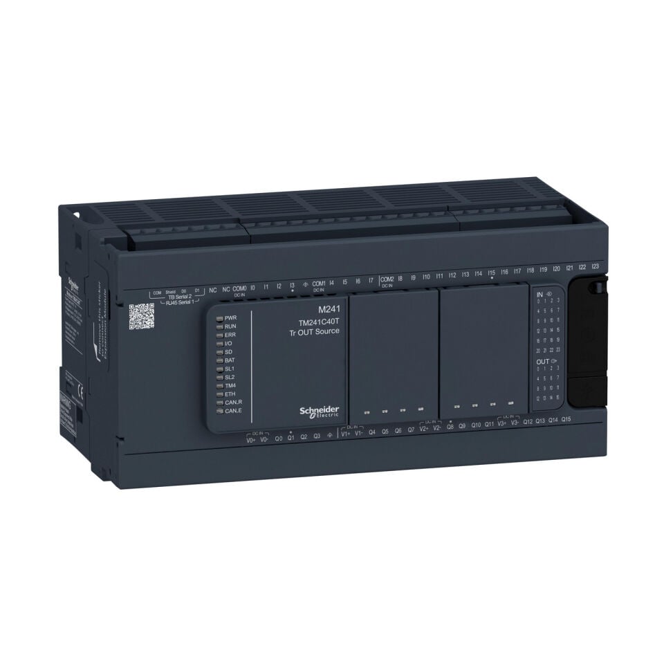 Schneider M241 serisi-     TM241C40T 40 GÇ transistör PNP