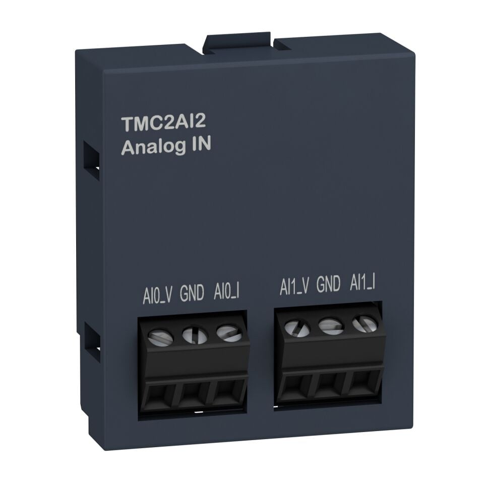 Schneider TMC2AI2  2xAnalog giriş Genişleme Modülü