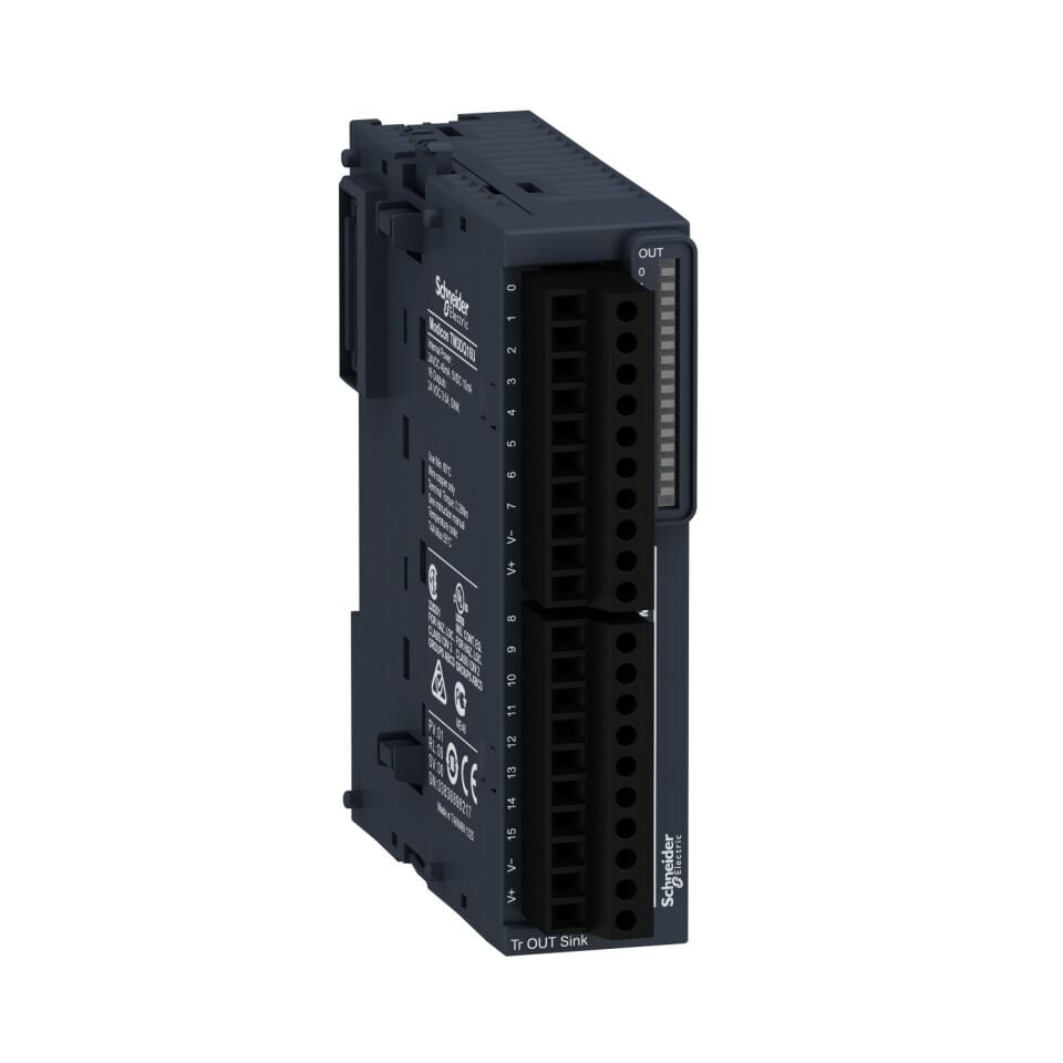 Schneider   TM3DQ16U   16 çıkış transistör He10 NPN