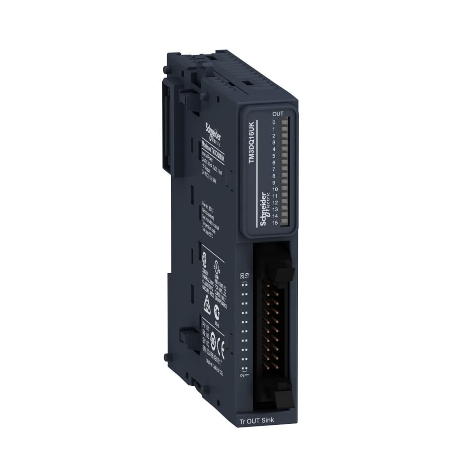 Schneider  TM3DQ16UK  16 çıkış transistör He10 NPN