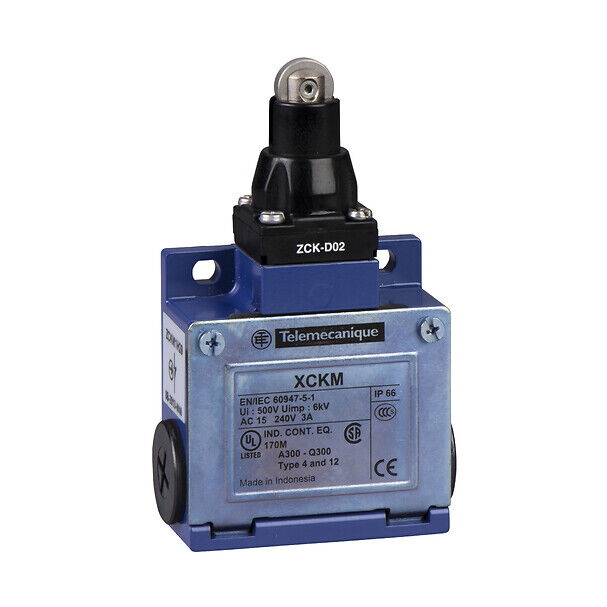 Telemecanique XCKM102 1NC+1NO çelik makaralı pimli limit switch